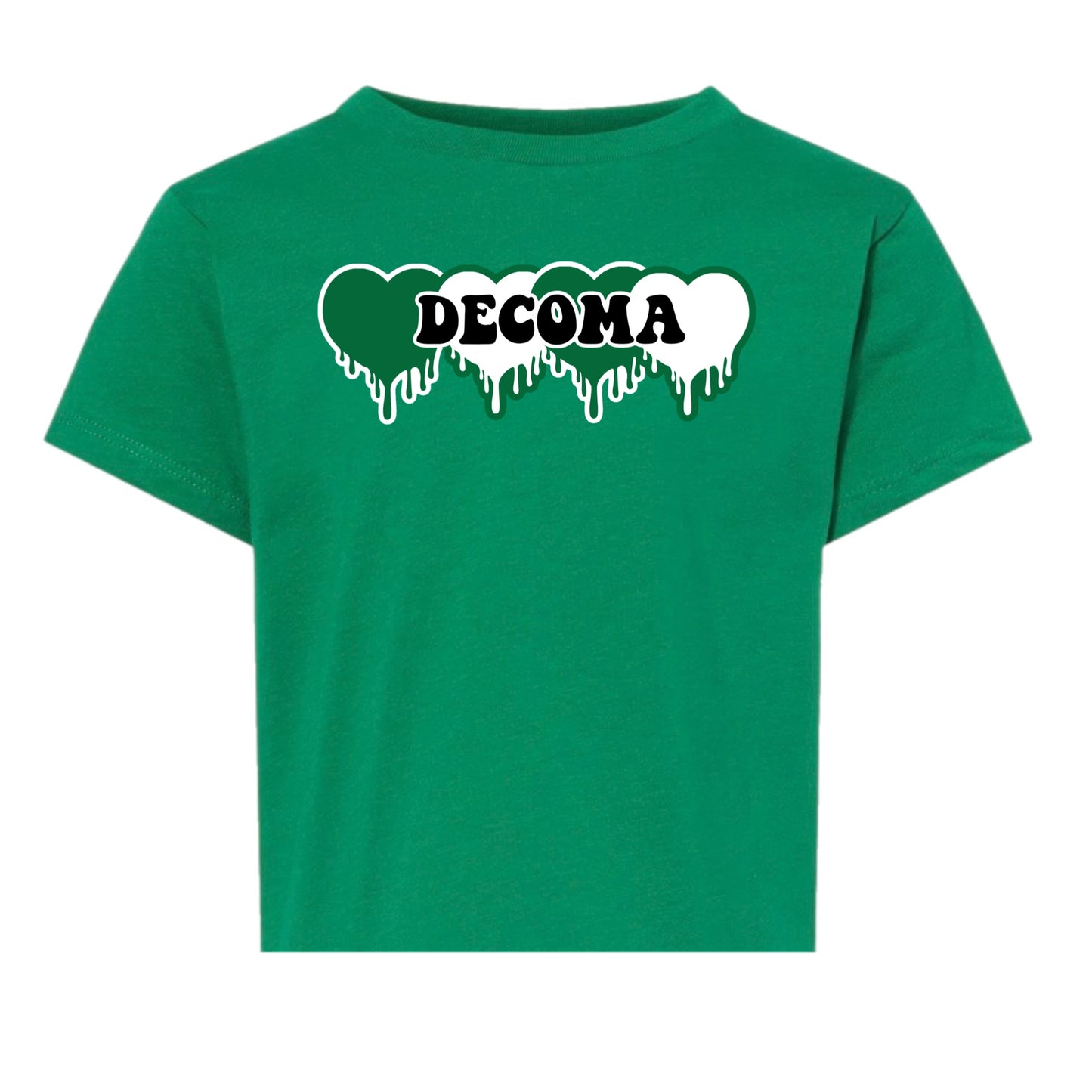 DECOMA Girls/women GREEN drippy tee