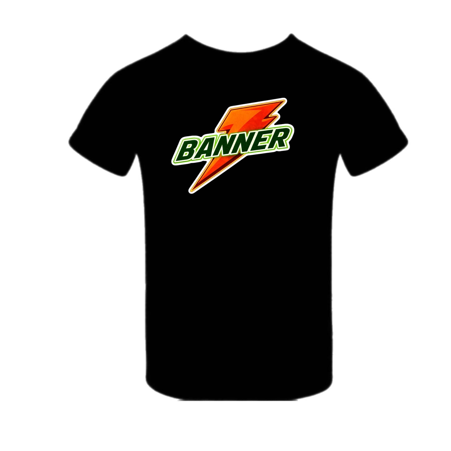 Banner boys orange bolt tee