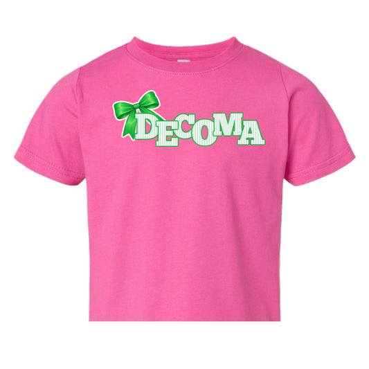 DECOMA Girls/women GREEN bow tee