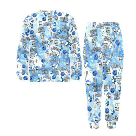 Rockstar Hanukkah boys/mens pj pants set