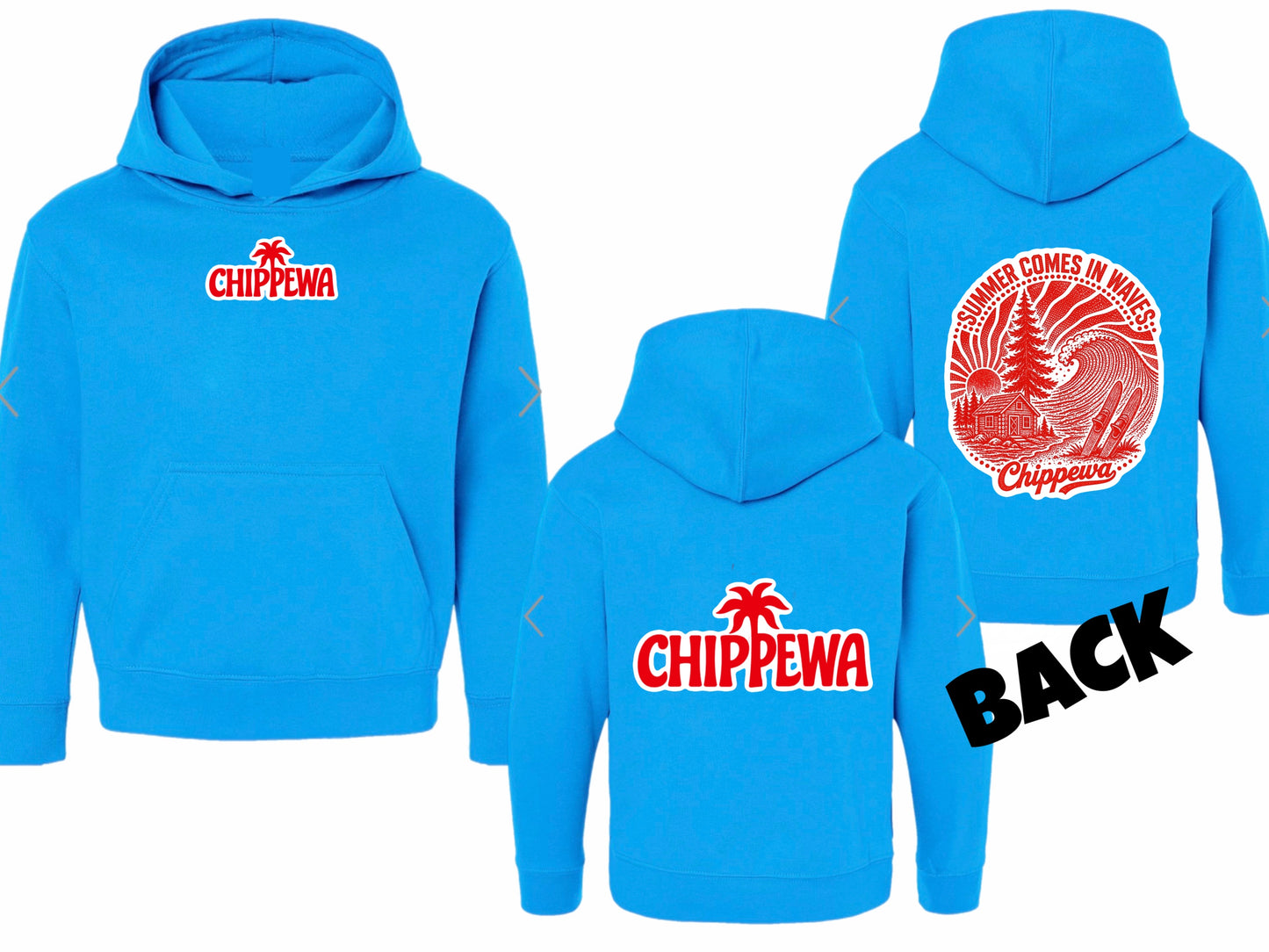 Chippewa palm hoodie