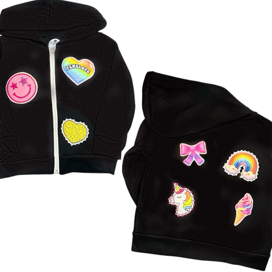 Girls PATCHED hoodie