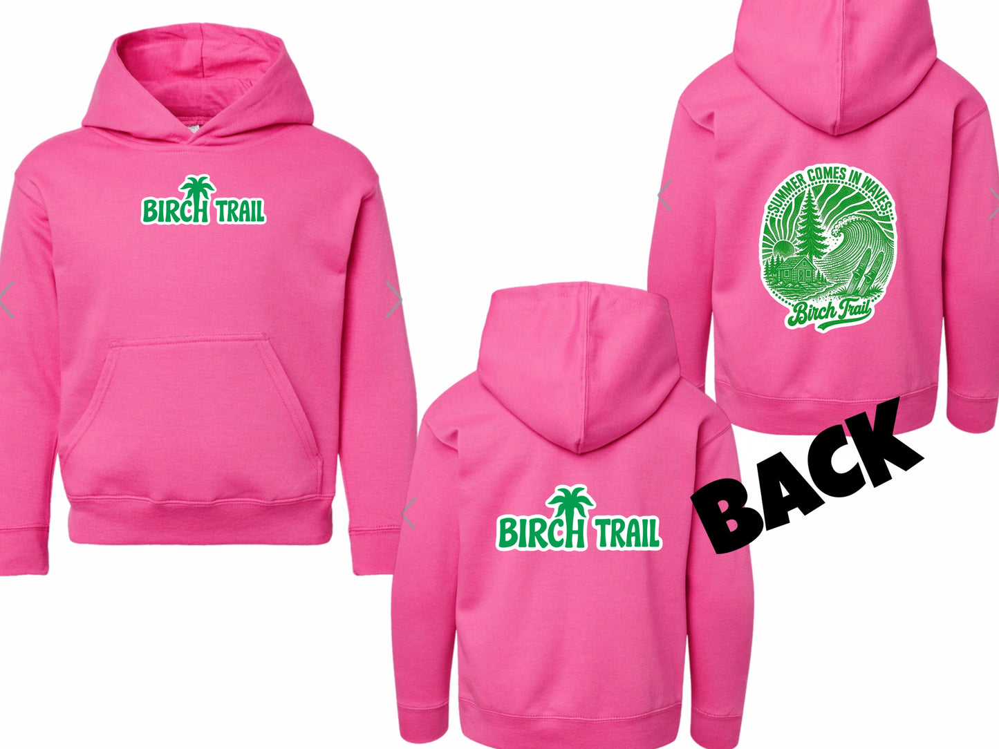 Birch Trail palm hoodie