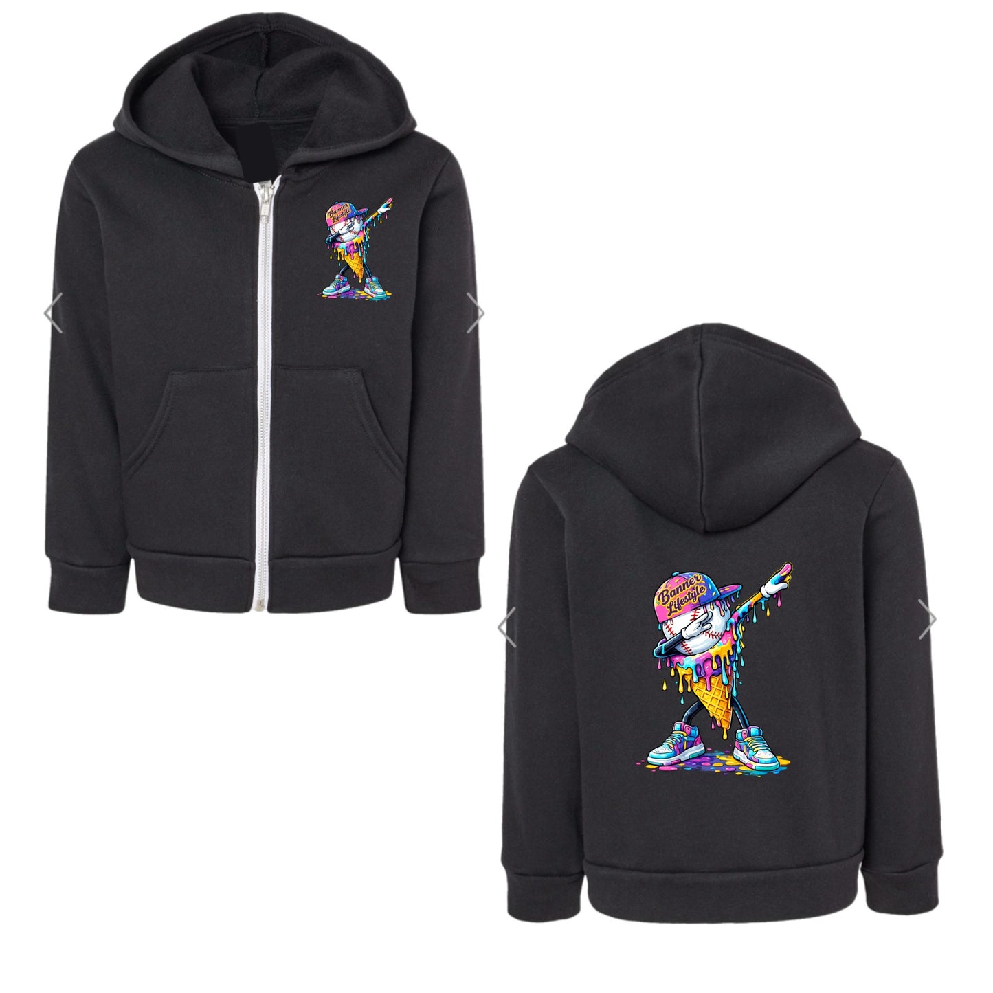 BANNER boys ice cream drip hoodie