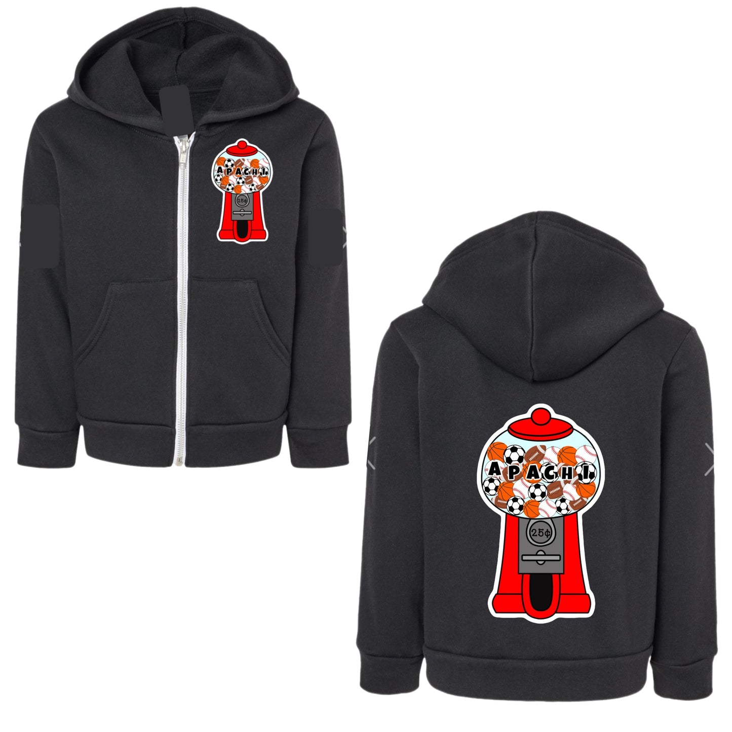 Boys Apachi gumball zip hoodie