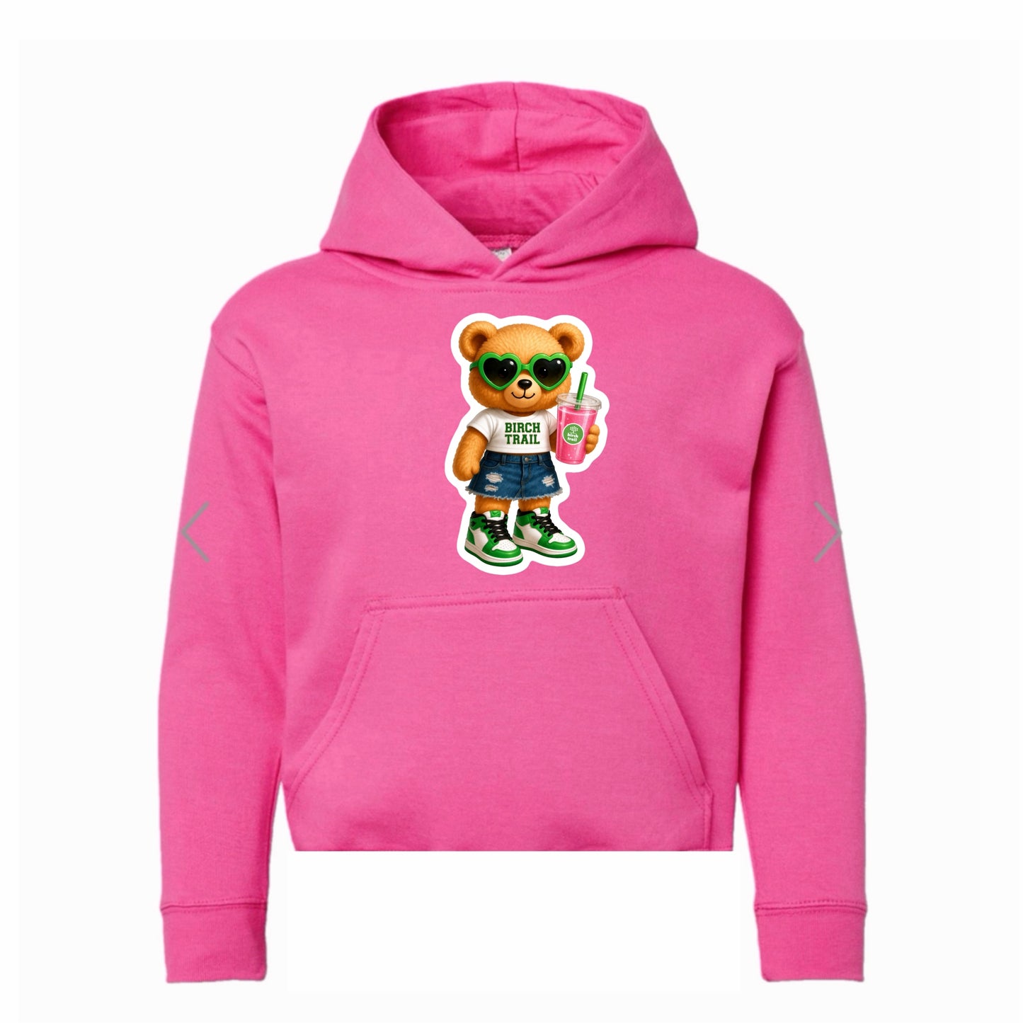 Birch Trail bear hoodie