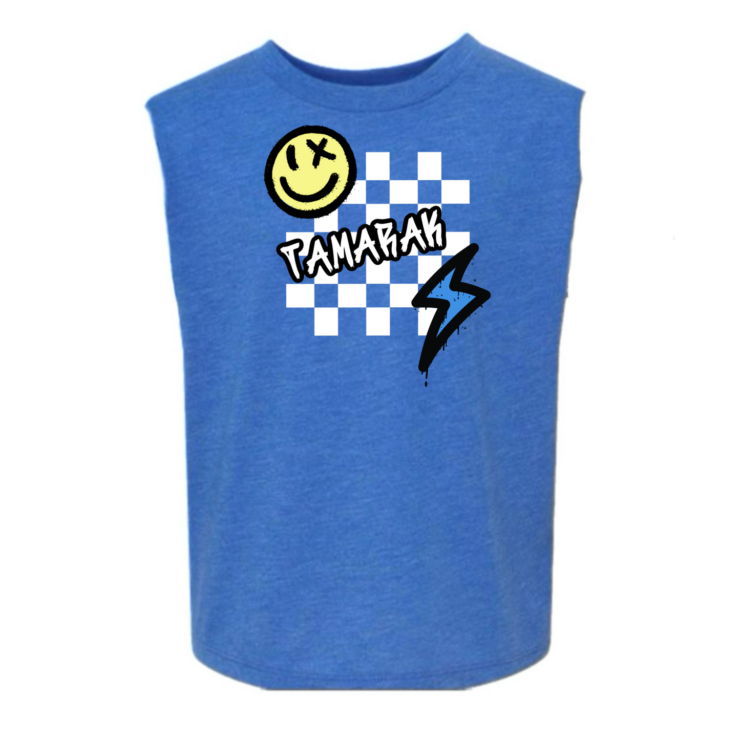 Tamarak boys checkered tank