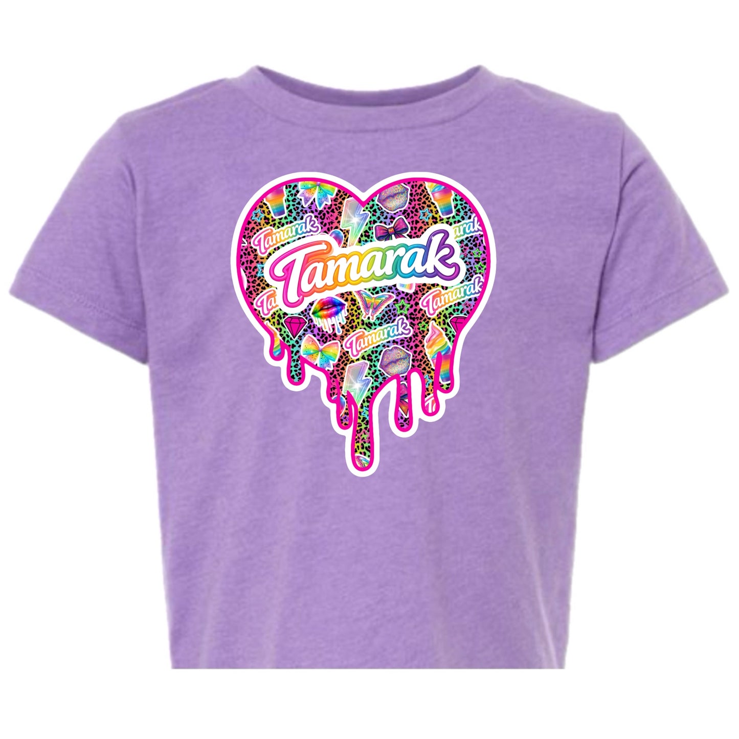 TAMARAK girls drippy heart tee