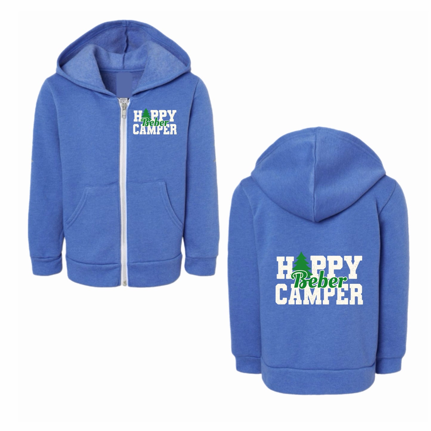 Beber happy camper zip hoodie