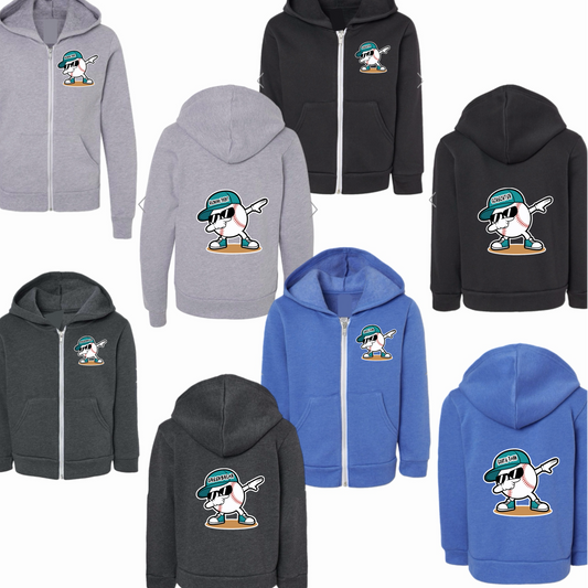 Boys baseball fleece jacket