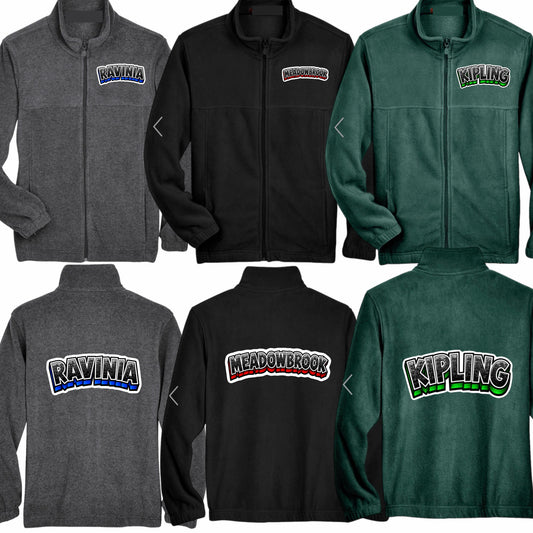 Boys graffiti fleece jacket