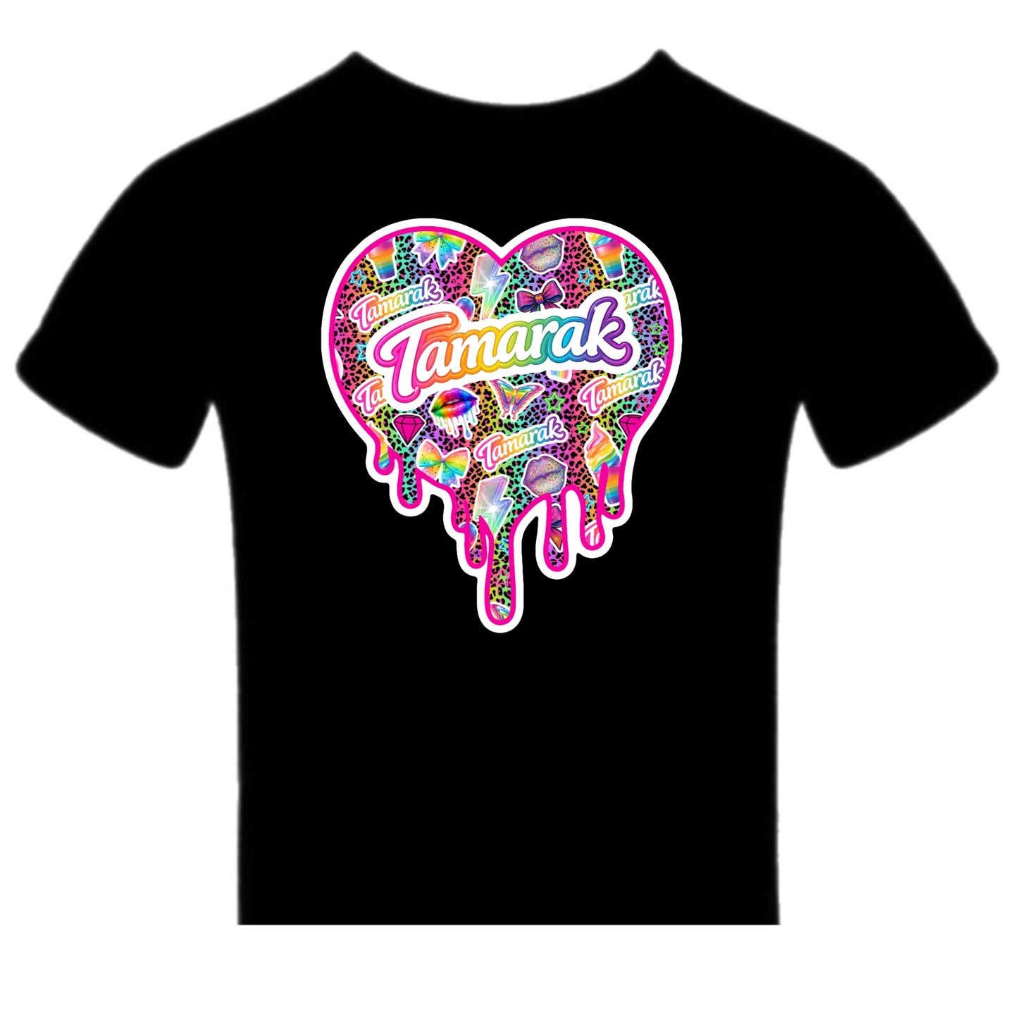 TAMARAK girls drippy heart tee