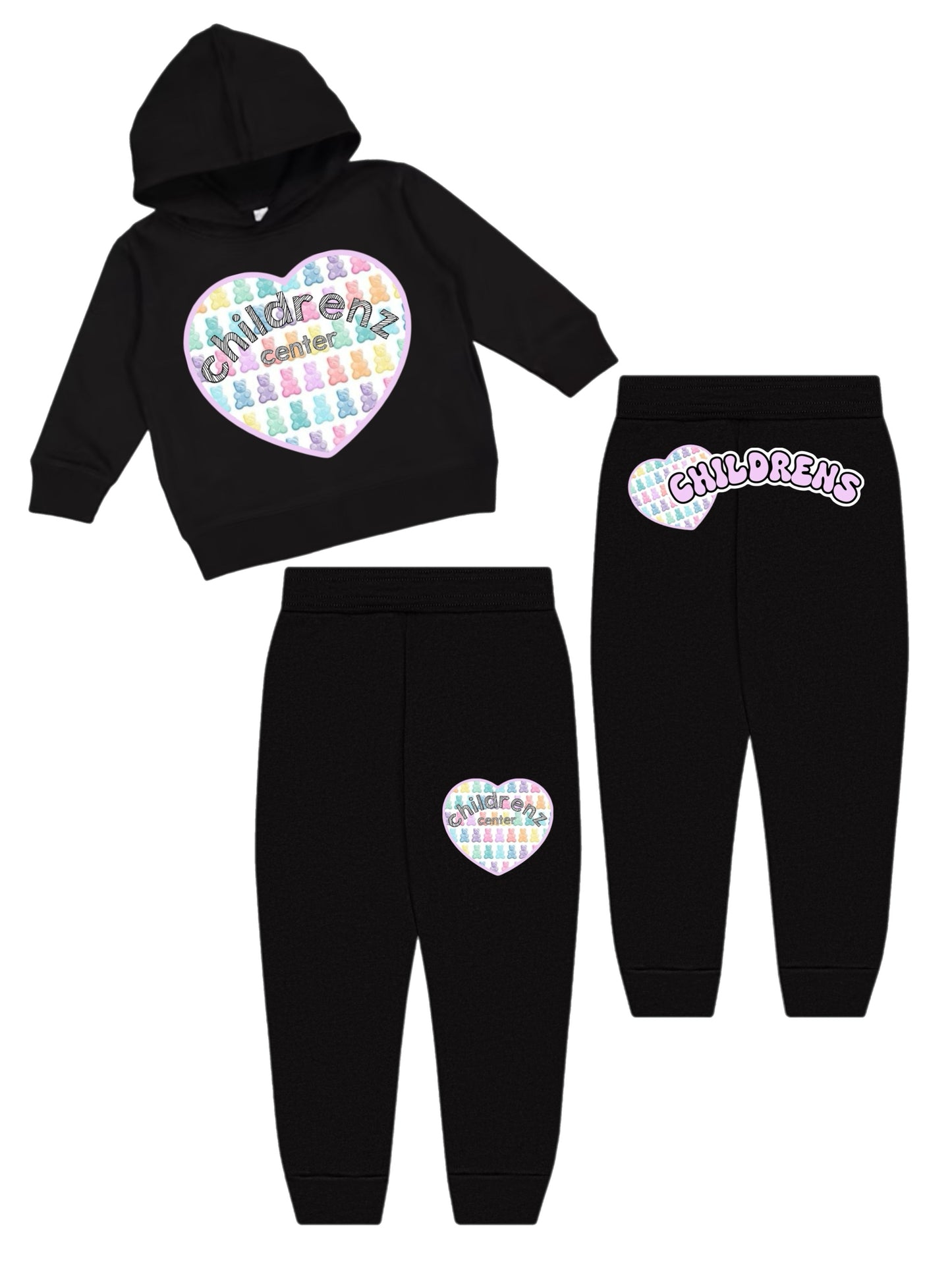 Gummy bear heart hoodie