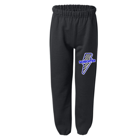 Schechter boys checkered bolt joggers