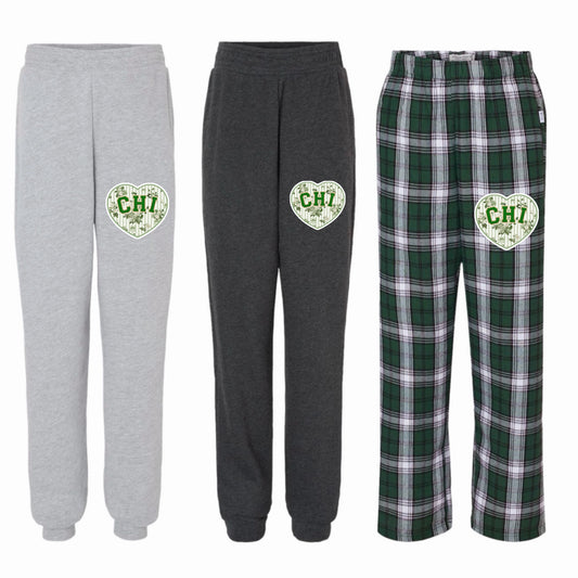 Camp Chi floral heart pants