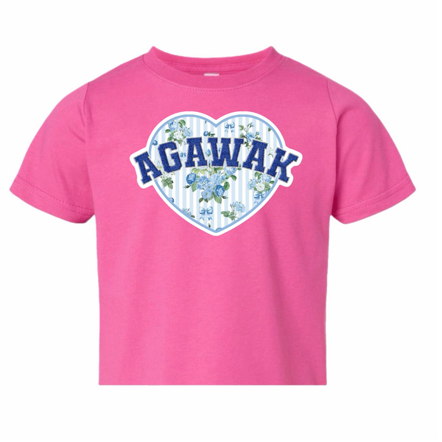 Agawak floral heart tee