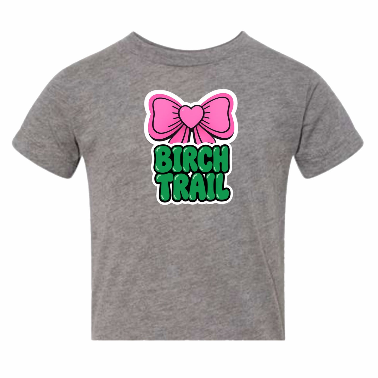 Birch Trail bow tee