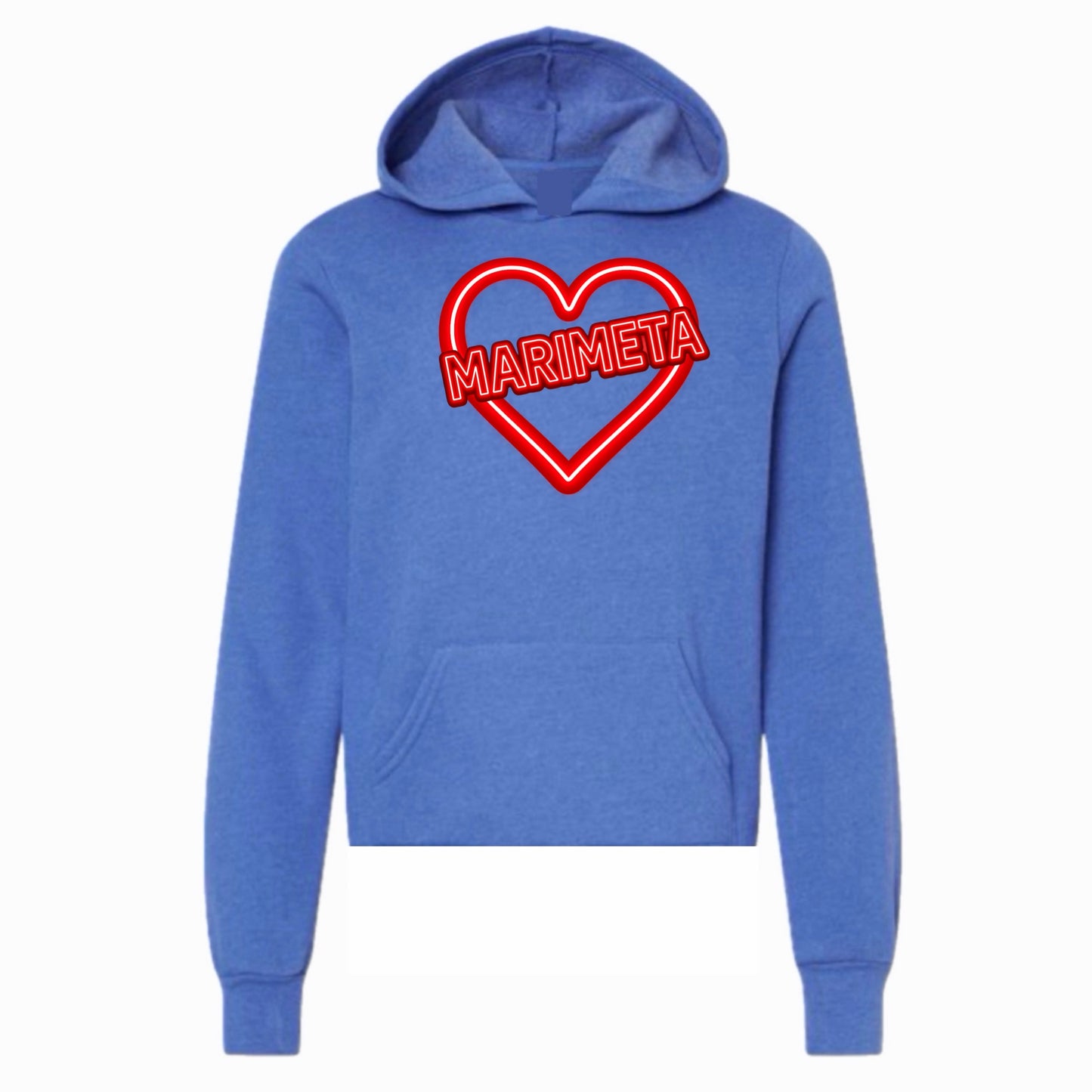 Marimeta neon sign hoodie