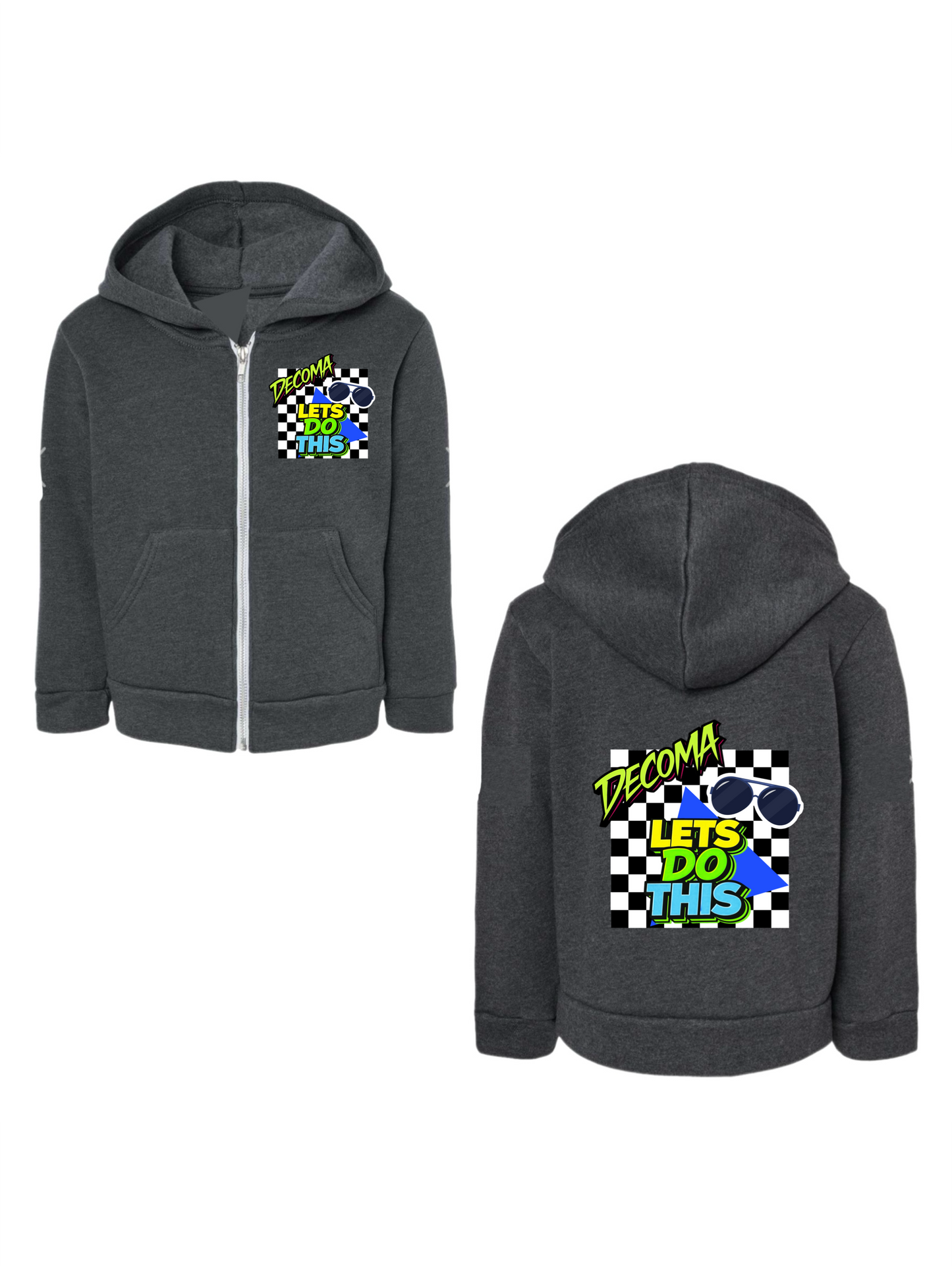 DECOMA aviators zip hoodie