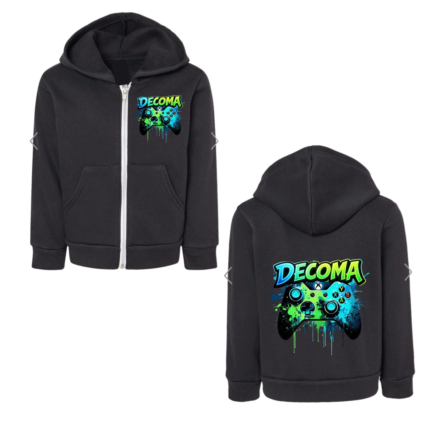 DECOMA gamer zip hoodie