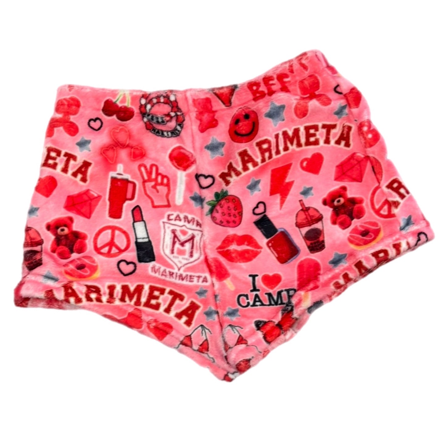 Marimeta girls/womens fleece shorts