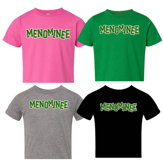 Womens Menominee patched tee