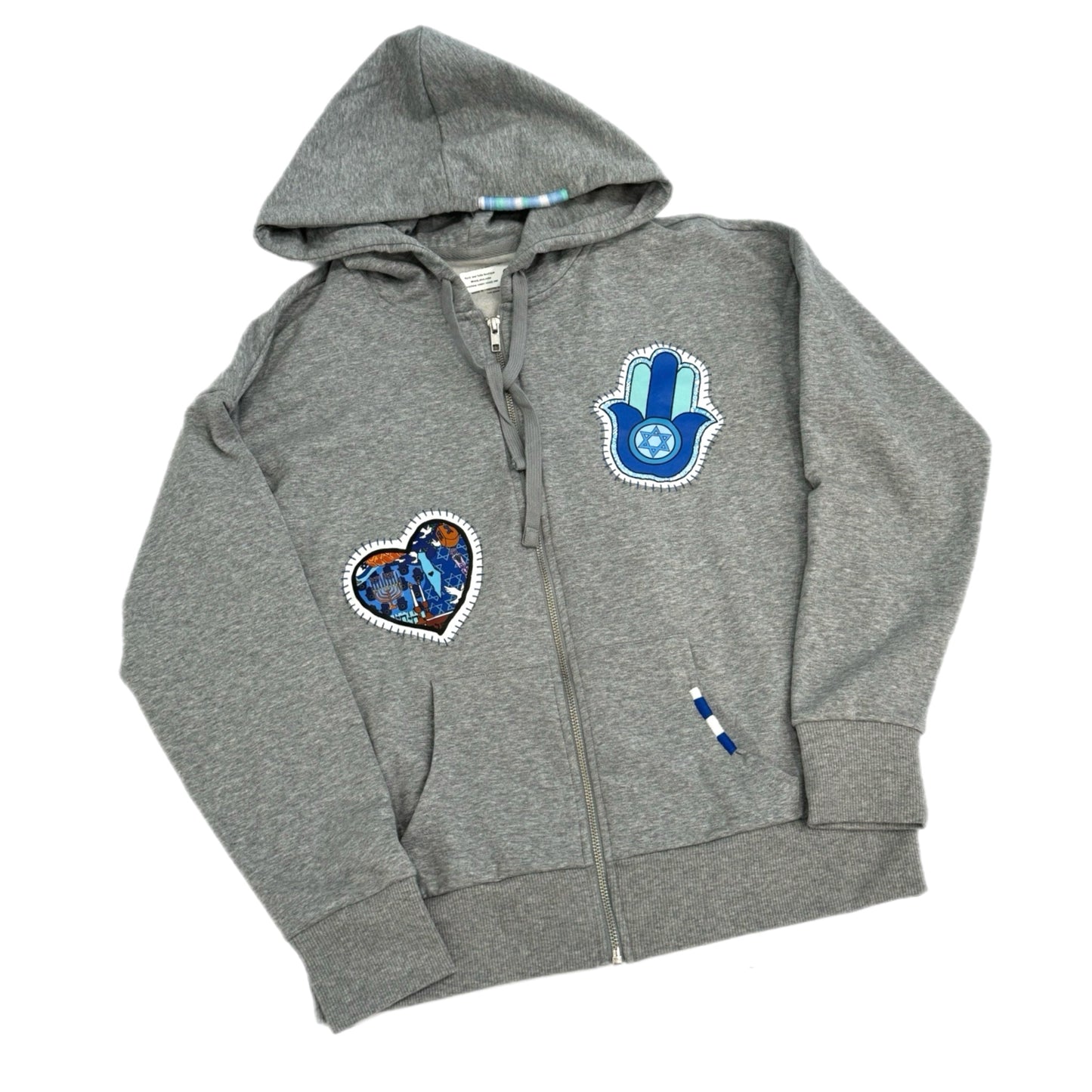 Israel zip hoodie- womens