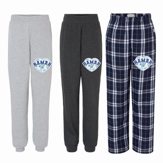 Ramah floral heart pants
