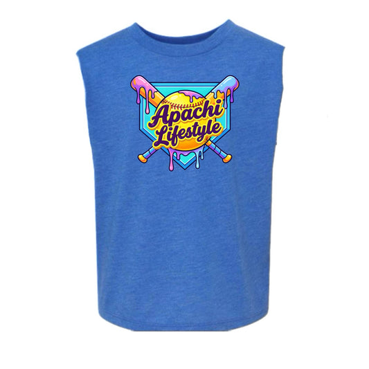 APACHI/ APACHI VILLAGE  boys neon Lifestyle tank