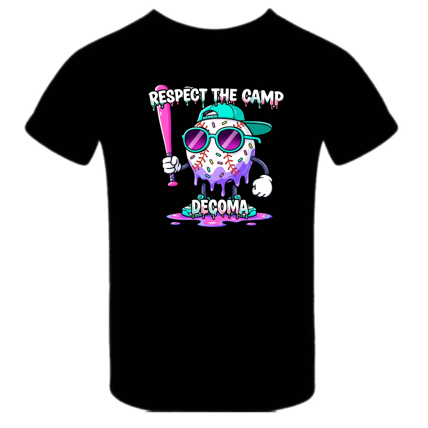 DECOMA Boys/adults “Respect the camp” tee