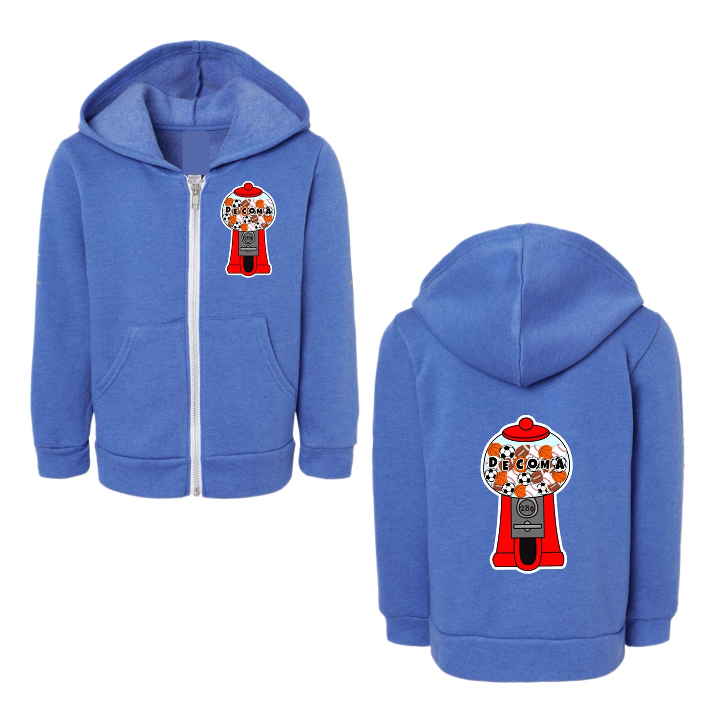 DECOMA boys gum ball zip hoodie