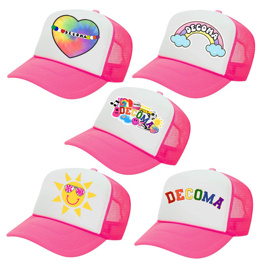 Decoma girls trucker hats