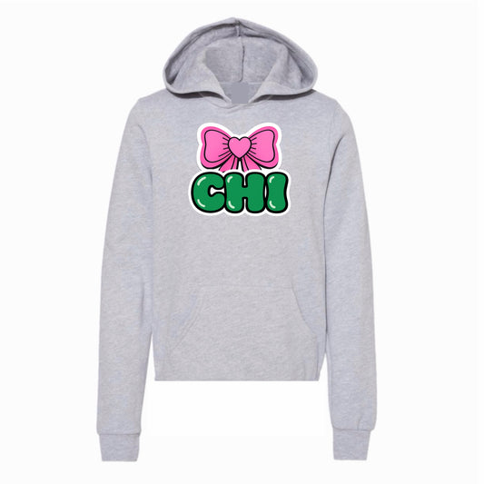 Camp Chi bow hoodie