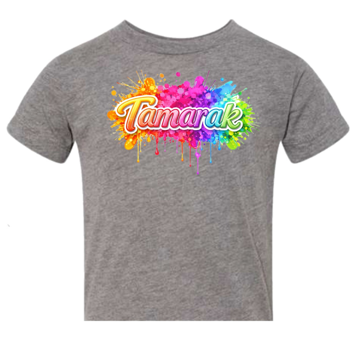 TAMARAK girls neon splatter tee
