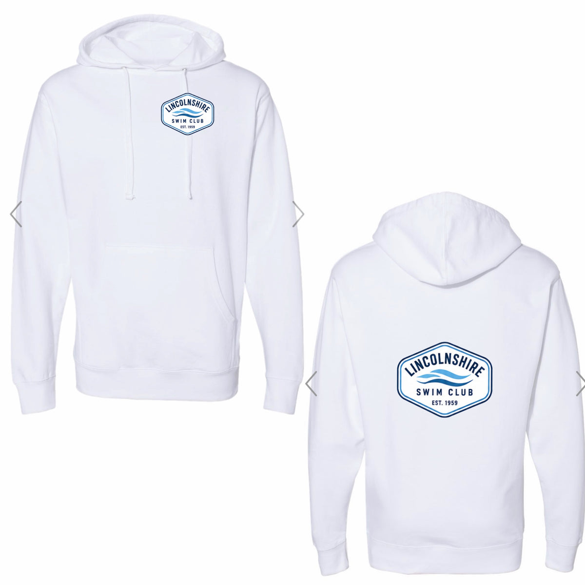 Lincolnshire Swim club hoodie