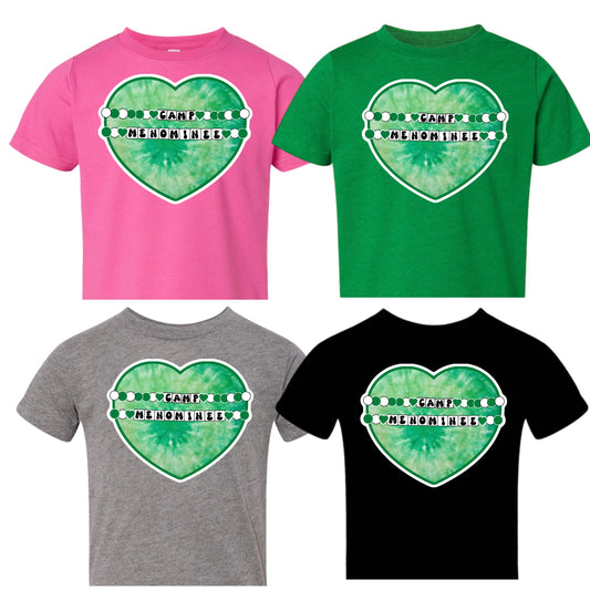 Womens Menominee heart beacelet heart tee