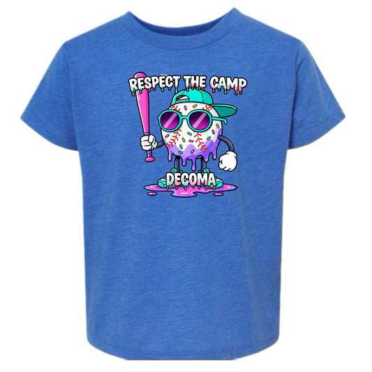 DECOMA Boys/adults “Respect the camp” tee