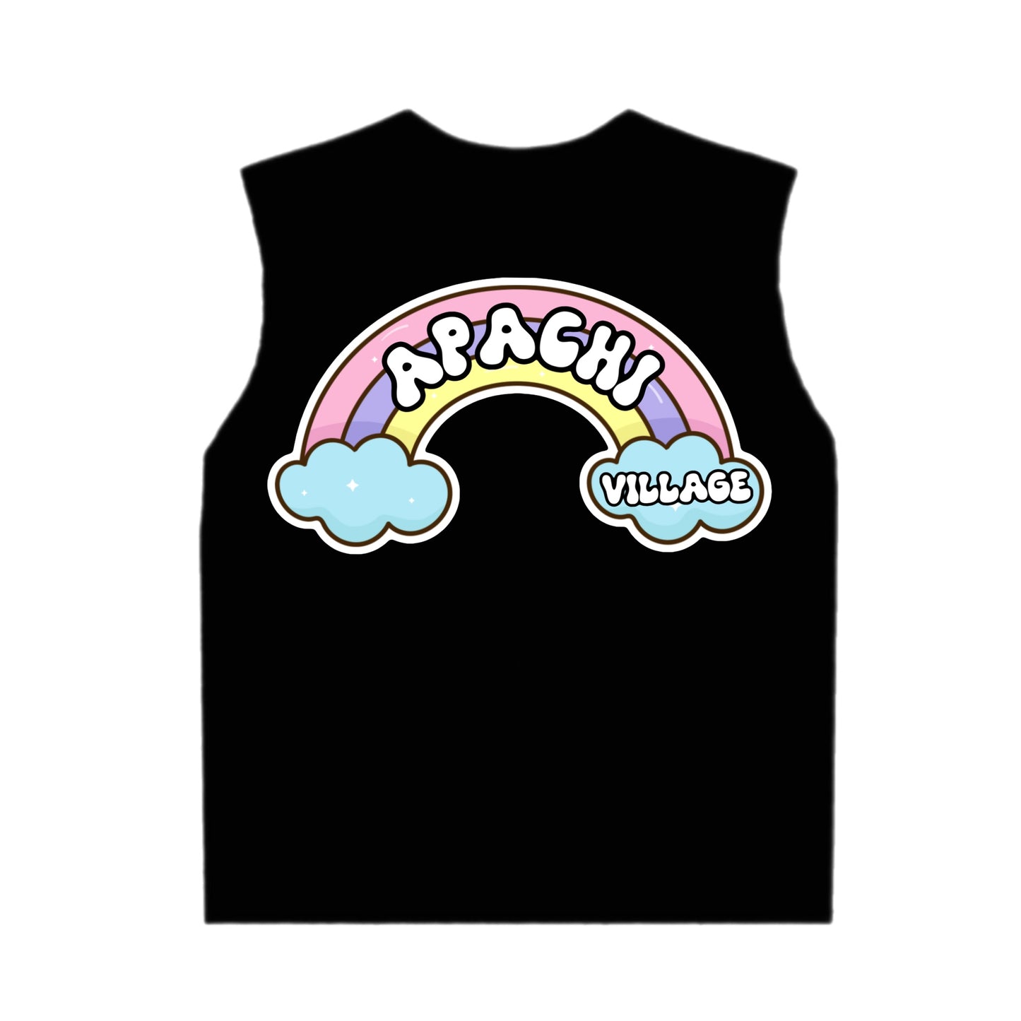Girls Apachi Village rainbow tee