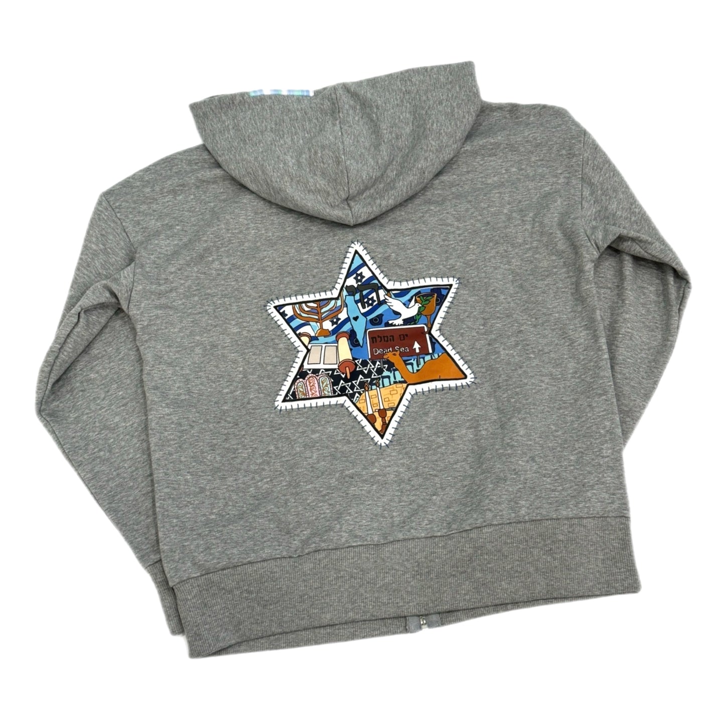 Israel zip hoodie- womens