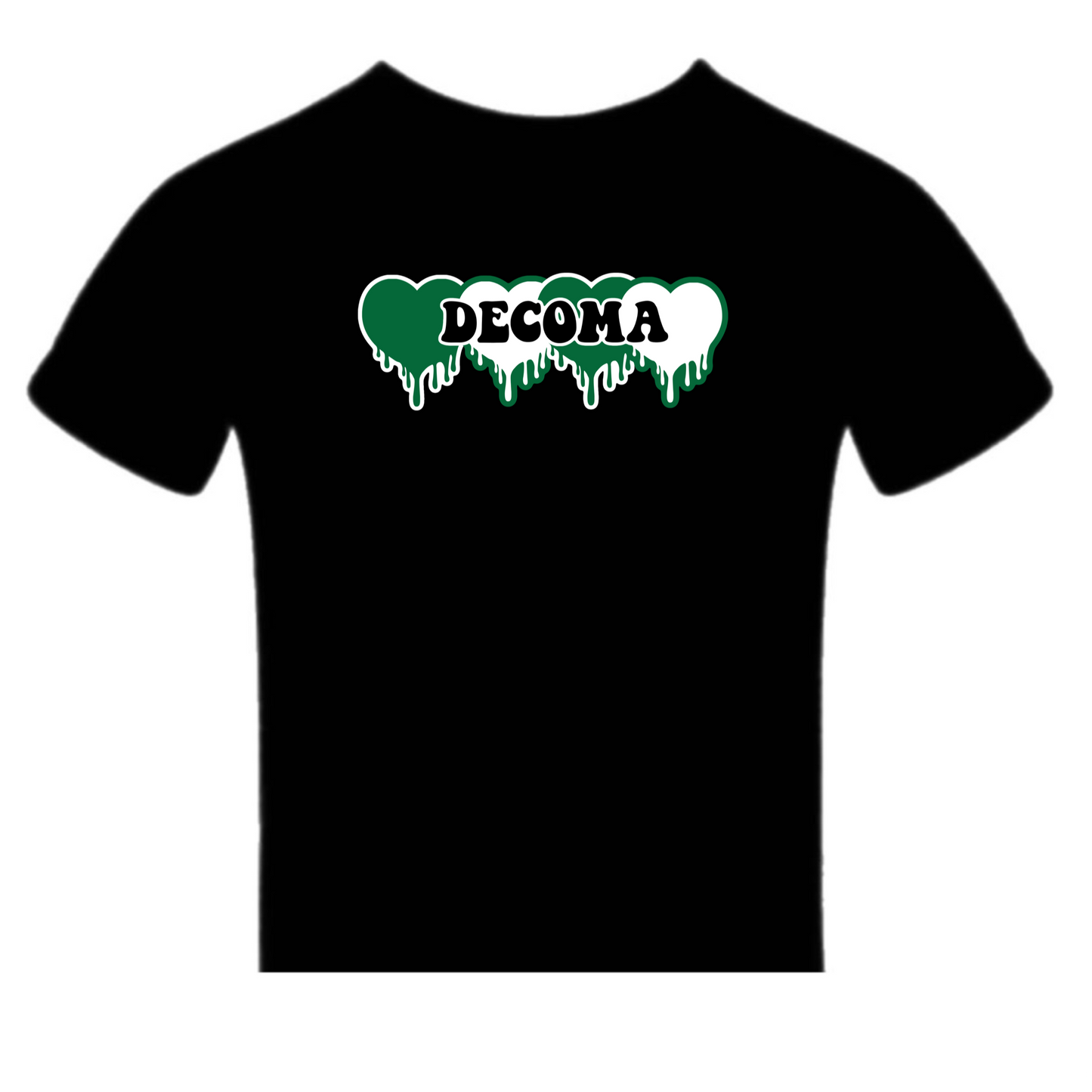 DECOMA Girls/women GREEN drippy tee