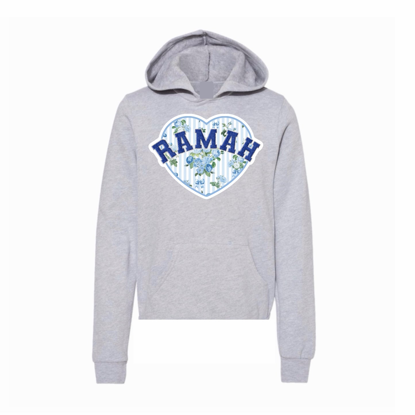 Ramah floral heart hoodie