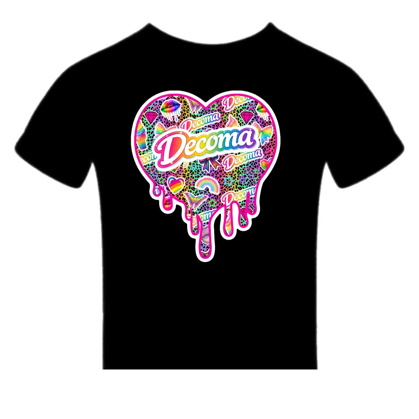 DECOMA Girls/women drippy heart