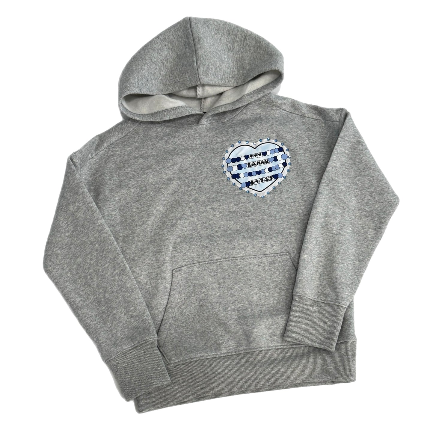 Ramah heart hands hooded sweatshirt