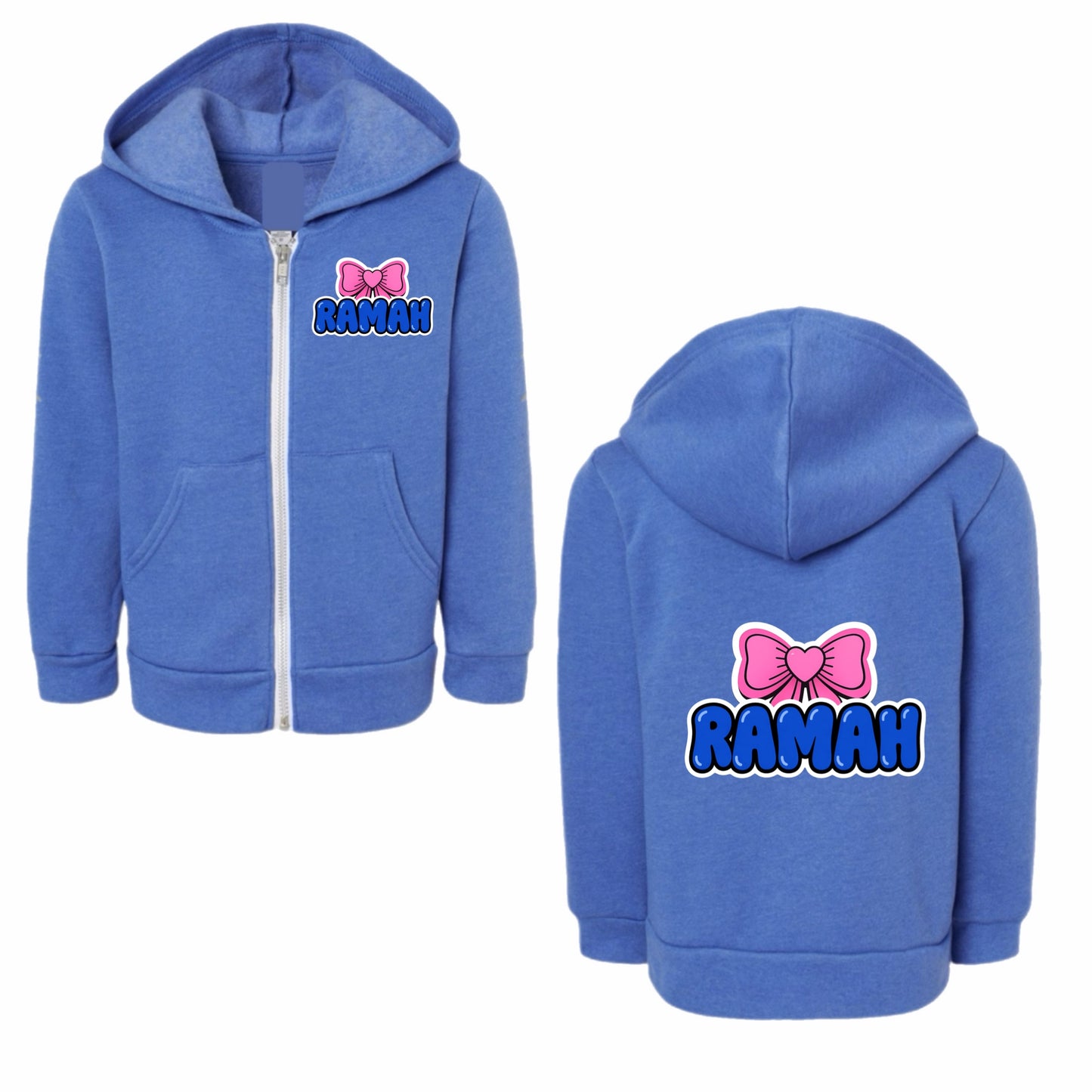 Ramah bow zip hoodie