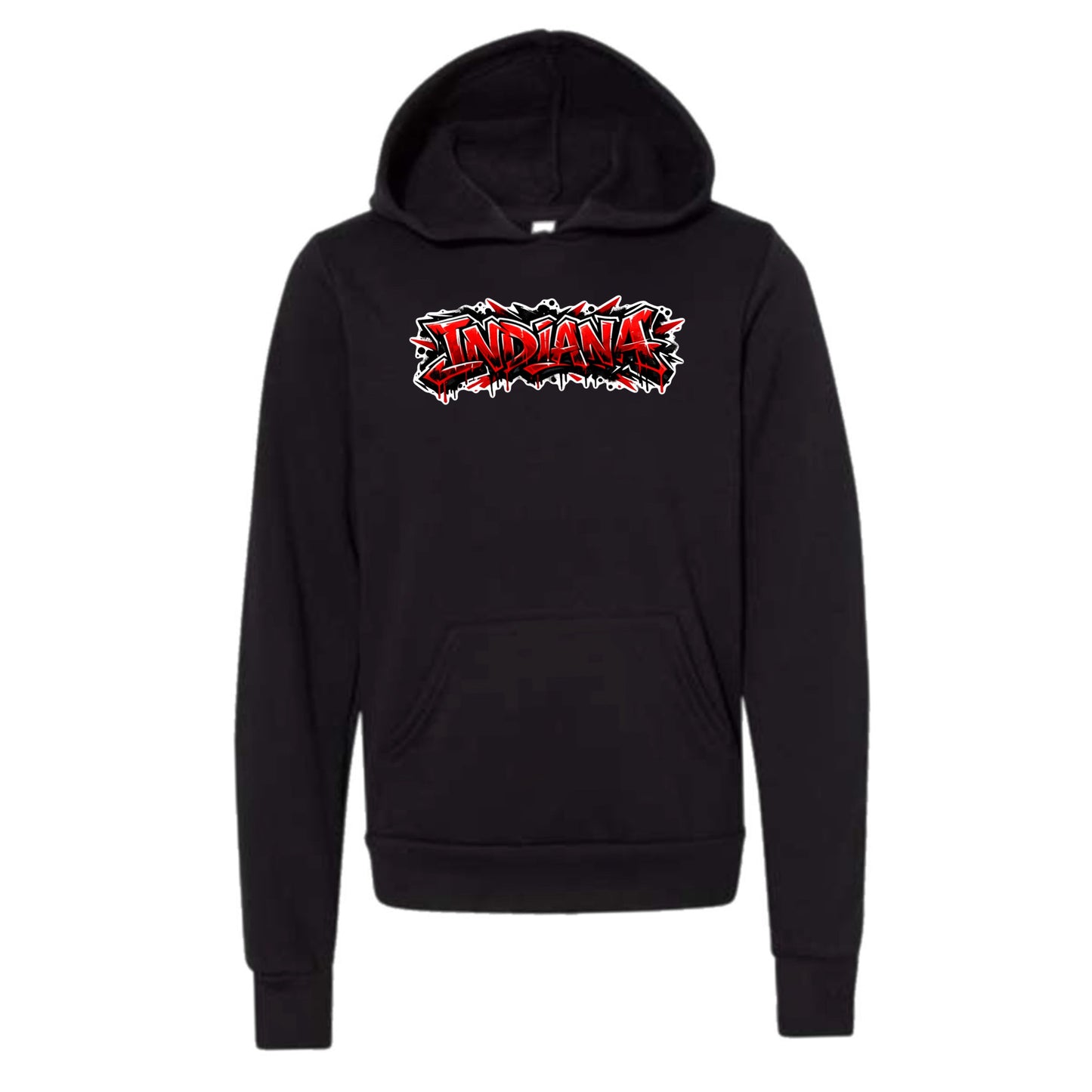 Indiana graffiti pullover hoodie