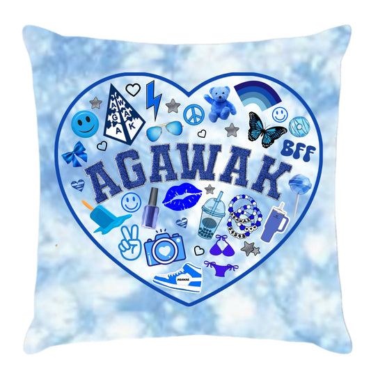 Agawak throw pillow