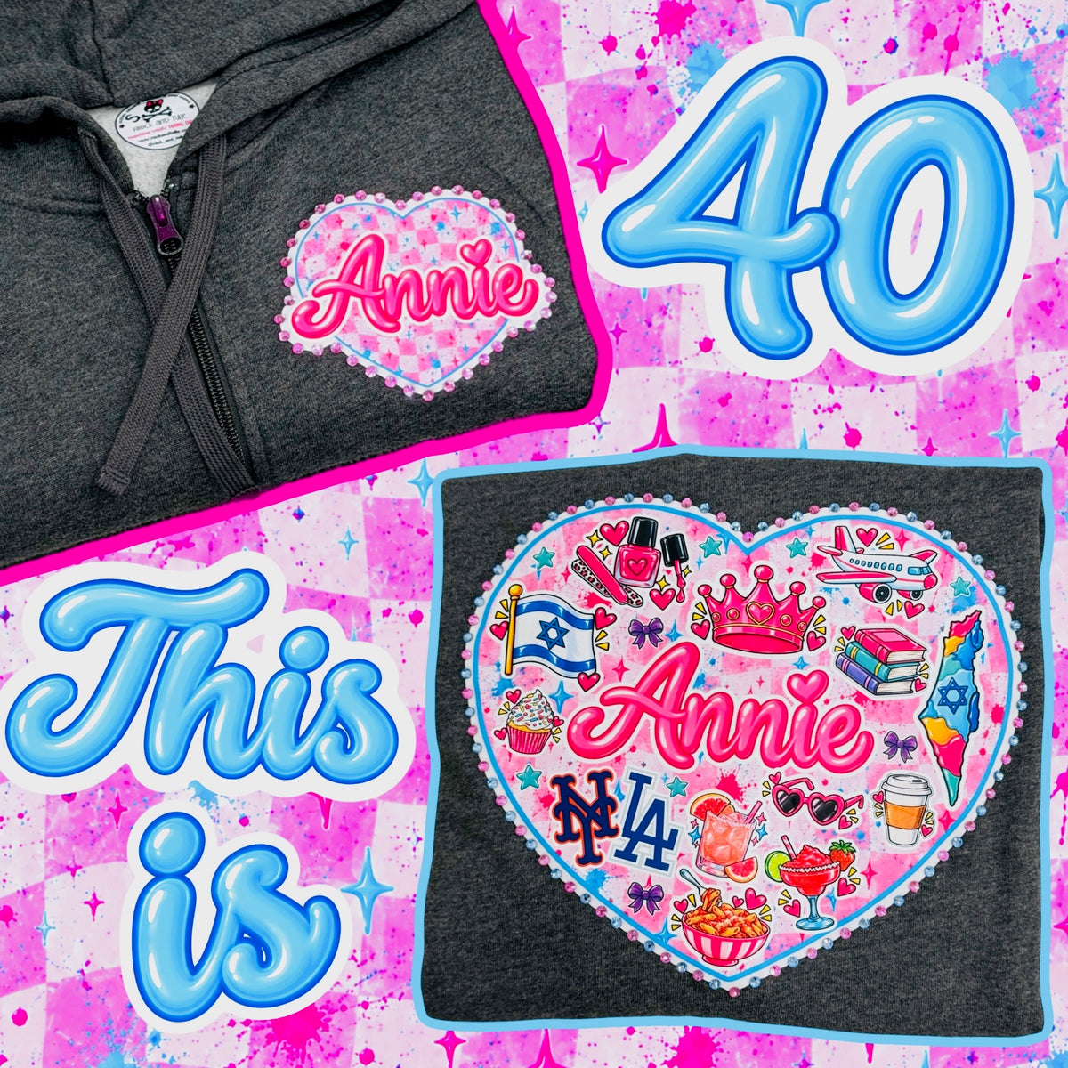 Girls "All About Me" Hoodie