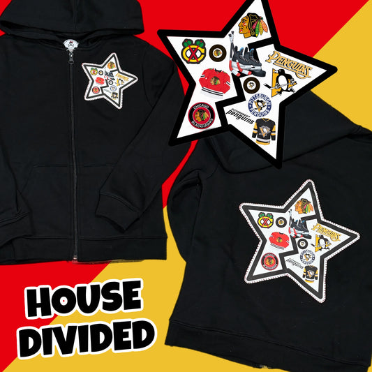 NHL House Divided Star Zip-Up