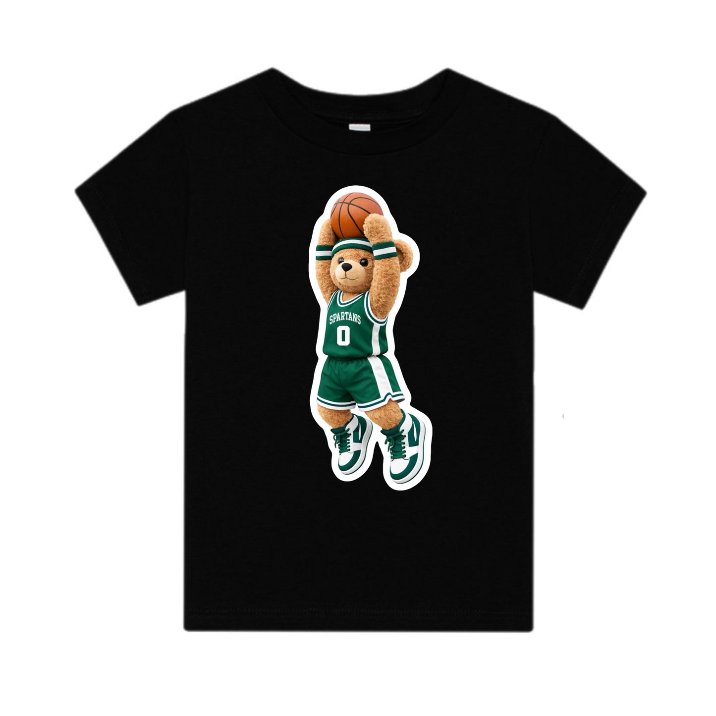 Michigan State basketball bear tee