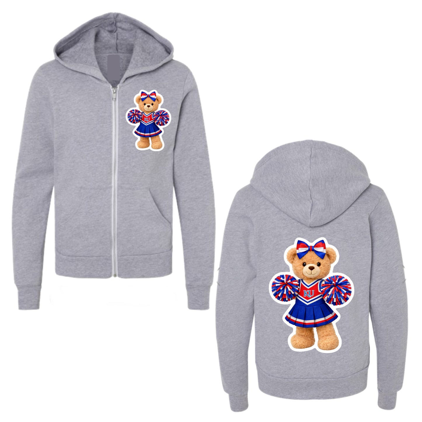 Kansas Cheerleader Zip-Up